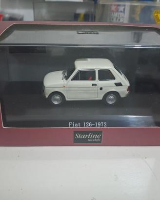 modellino fiat 126 1972 1/43 starline models