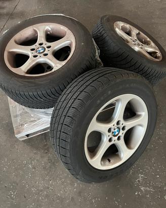 CERCHI bmw x5 + gomme invernali