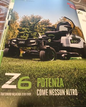 Trattorino tagliaerba batteria EGO