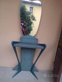 Consolle con specchio+2 sgabelli