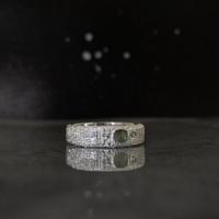 Moldavite - Anellp forgiato a mano unico esemplare