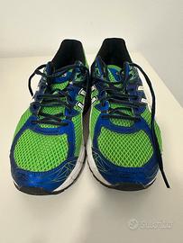Scarpe Asics running verde uomo 43