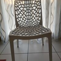 4 sedie Gruvyer bianche