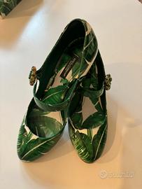 Scarpe Dolce&Gabbana in vernice chiusura  gioiello