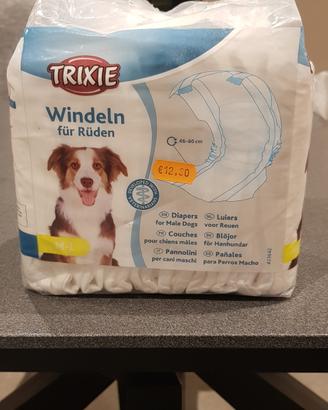 fasce assorbenti cane maschio Trixie e Amazon