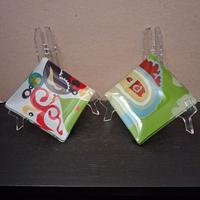 Piattini in vetro, sottobicchiere o portapane