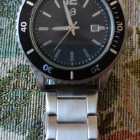 Orologio Al Quarzo, Ghiera Girevole, Secondi, Data