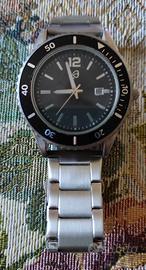 Orologio Al Quarzo, Ghiera Girevole, Secondi, Data