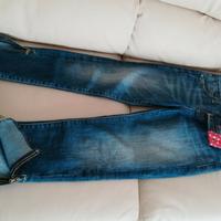 Jeans donna Guess -Eva- stretch 3/4 gamba taglia26