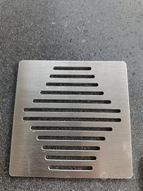griglia doccia inox personalizzato 