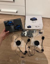 LEXIN 2X B4FM Interfono Moto Bluetooth