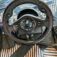 Volante da corsa GS550 con pedali (ps4,Xbox series