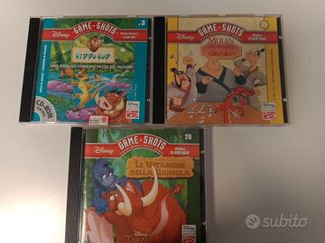 3 CD ROM Game Shots Disney'98