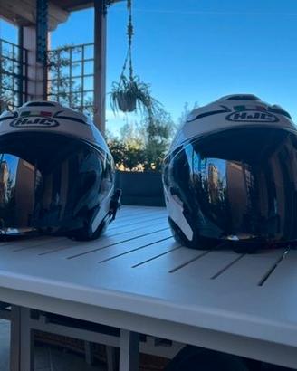 Coppia caschi HIC taglia L , con interfoni BT mini