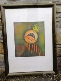 2 acqueforti a colori Sebastiano Italia 50 x 70