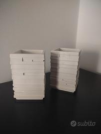Set 2 portaspazzolini BM-3172 – bianco