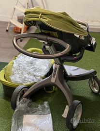 Stokke Xplory Passeggino + Navicella Verde