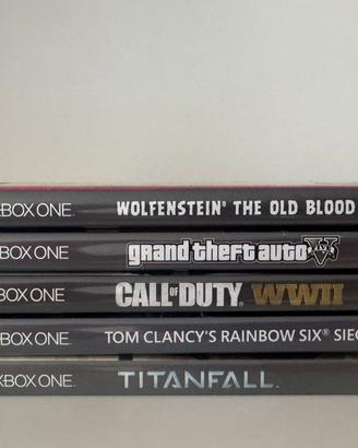 Set giochi XBOX ONE (5pz)