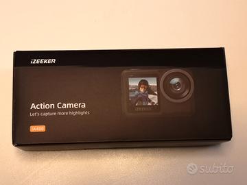 action cam izeeker IA400 4k doppio display 