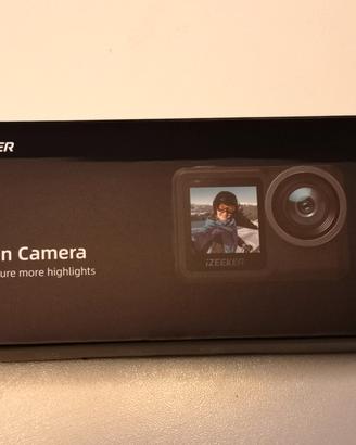 action cam izeeker IA400 4k doppio display 