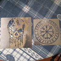 2 stencil in acciaio