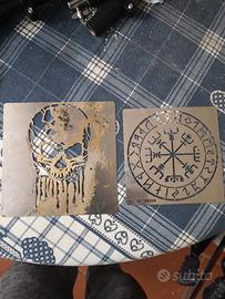 2 stencil in acciaio