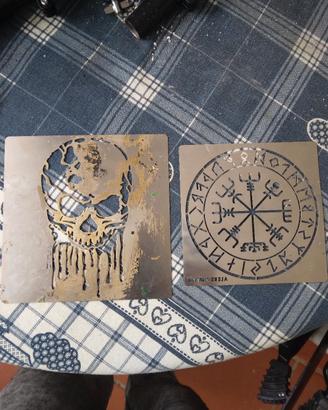 2 stencil in acciaio