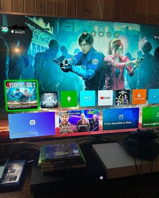 Xbox One X + 2 controller power a