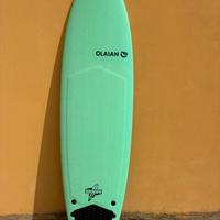 Tavola da Surf Olaian 900 da 7' e 60L con 3 pinne