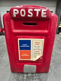 Salvadanaio a cassetta Poste italiane 