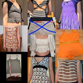 set di capi estivi donna
