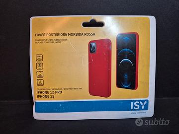 COVER IPHONE 12/12 PRO ISY  RED RUBBER