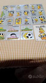 lotto figurine  adesive Juventus