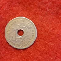 Moneta 5 centesimi belgi anno 1960