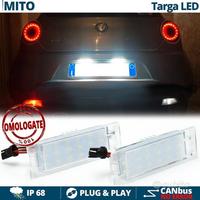 Placchette Luci Targa LED Alfa Romeo MITO CANbus