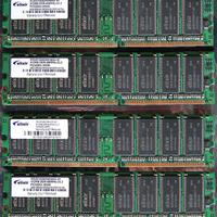 4 memorie Ram DDR da 512 M_PC 3200 (kit da 2 G)