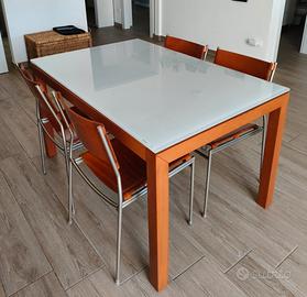 Tavolo Calligaris + quattro sedie