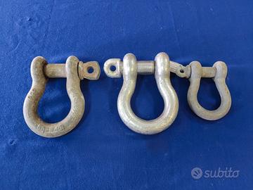 Tris di maniglioni in ferro zincato