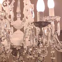 Coppia Lampadari pendenti cristallo