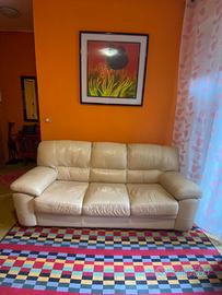 DIVANO 3 POSTI PELLE