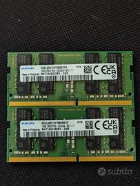 32Gb (2x16Gb) Samsung DDR4 Sodimm 3200Mhz
