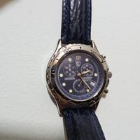 Orologio LancasteR argento pelle blu