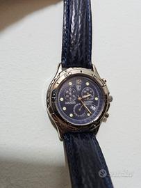 Orologio LancasteR argento pelle blu