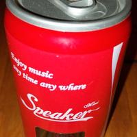 Mini speaker tipo Coca Cola portatile MP3 radio FM