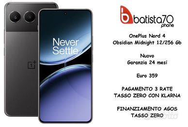 OnePlus Nord 4 Obsidian Midnight 12/256 Gb