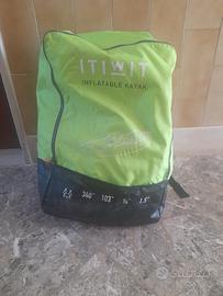 kayak itiwit biposto con pagaie e pompa