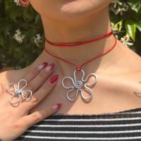 Collana necklace fiori flowers