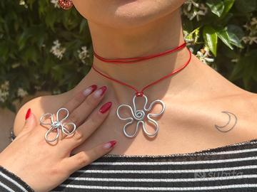 Collana necklace fiori flowers