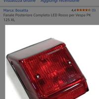 Vespa PK125XL fanale posteriore