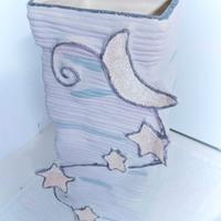 Vaso decorativo ceramica cm.30 Luna e Stelle